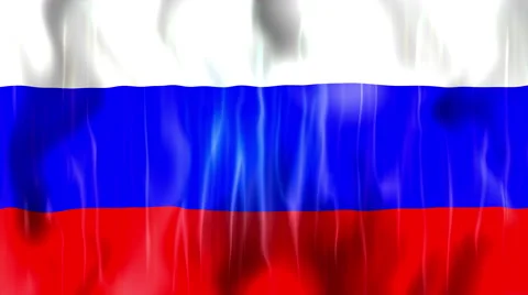 Russia Flag Animated Background Stock Footage 62926188