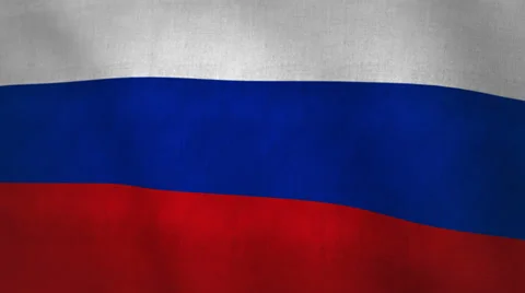 Russia Flag Background Textured (Loop-able) Stock Footage 33987020