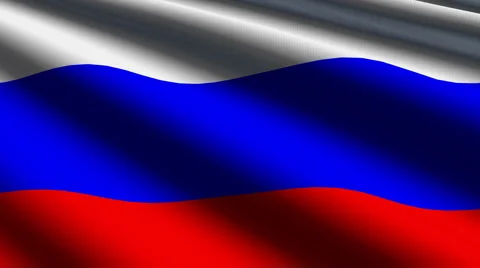 Russia flag close up Stock Footage 882853