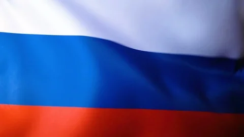 Russia Flag Flapping Stock Footage 118966979