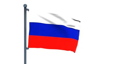 Russia Flag Stock Footage 150204253