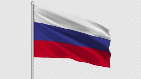 Russia Flag 動画素材 206781391