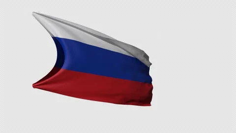 Russia Flag Stock Footage 209718484