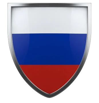 Russia flag Stock Illustration