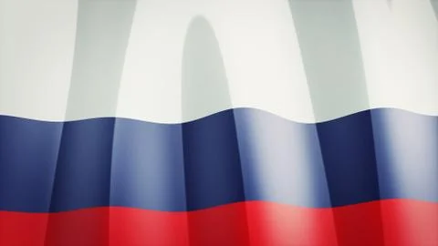 Russia Flag Stock Illustration