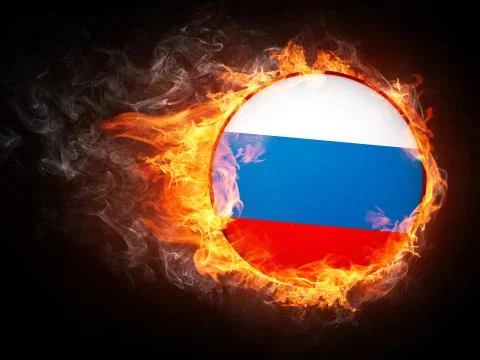 Russia Flag Stock Illustration
