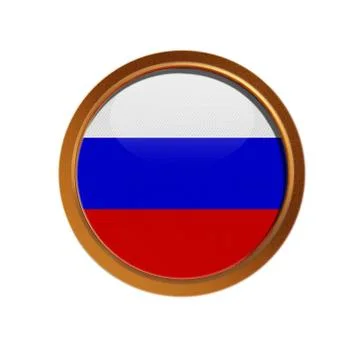 Russia flag Illustrazione stock