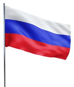 Russia Flag Image Stock Illustration