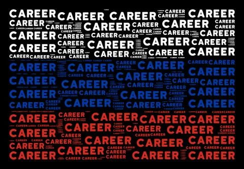 Russia Flag Pattern of Career Texts イラスト素材