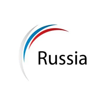 Russia flag, vector illustration Stock Illustration
