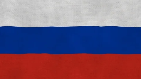 Russia flag waving Stock Footage 102644151