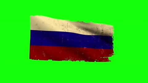 Russia Flag Grunge