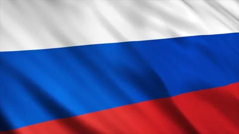 Russia Flag waving in the wind Stock Footage 236418262