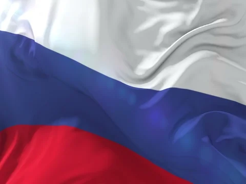 Russian Flag Waving In The Wind - Openclipart