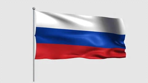 Russia Flags - Pack 1 Stock Footage 338405368