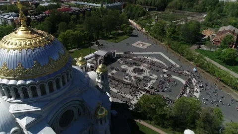 In Russia, flash mob Stock Footage 142822645