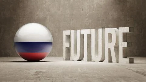 Russia. Future  Concept. Stock Illustration