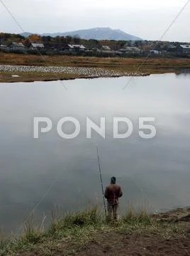 Russia lake tunaycha sakhalin island russian far Stock Photos