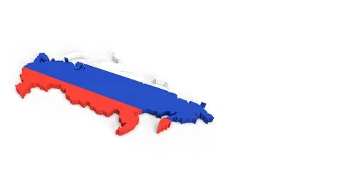 Russia map Stock Illustration