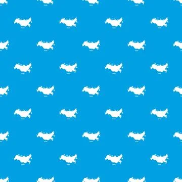 Russia map pattern vector seamless blue Illustrazione stock
