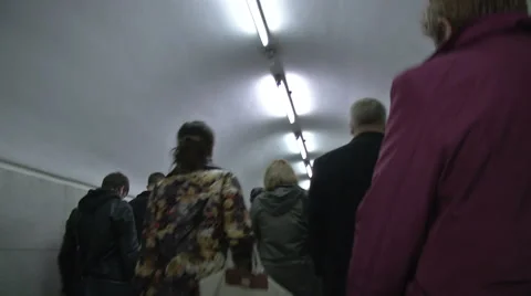 RUSSIA  MOSCOW  metro Stock Footage 45501012