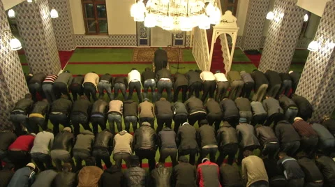 RUSSIA  MOSCOW mosque Stock Footage 45478510