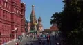 Russia, Moscow. Red Square, St. Basil's Cathedral and Kremlin. 4k or 4k+ Resolution