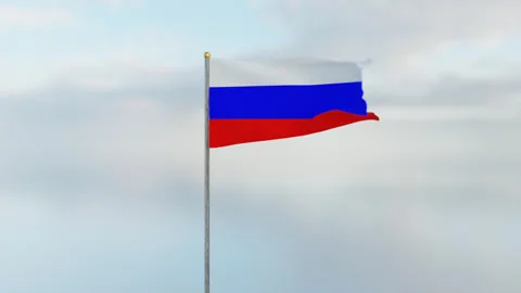 Russian Flag Coat Arms Russia Kremlin Stock Footage Video (100%  Royalty-free) 1053933176