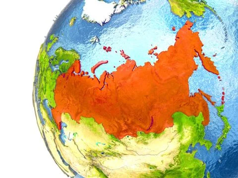 Russia in red イラスト素材