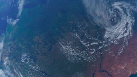Russia From Space. View from Space Orbit. Planet Earth. Globe Stock-Footage 327957195