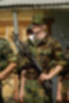 Russian army theme blur background Foto stock