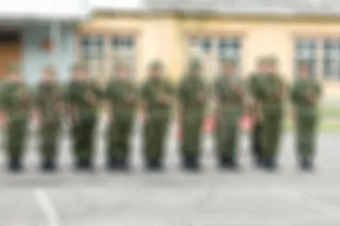 Russian army theme blur background Stock Photos