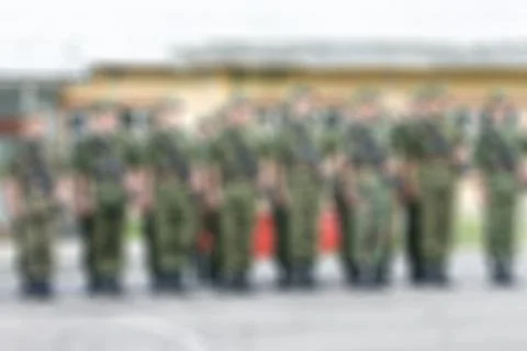 Russian army theme blur background Stock Photos