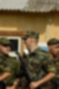 Russian army theme blur background 스톡 사진