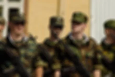 Russian army theme blur background Stock Photos