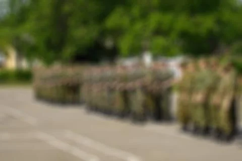 Russian army theme blur background Stock Photos