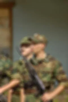 Russian army theme blur background 스톡 사진