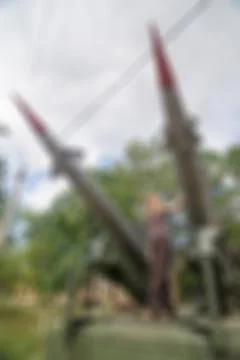 Russian army theme blur background Stock Photos