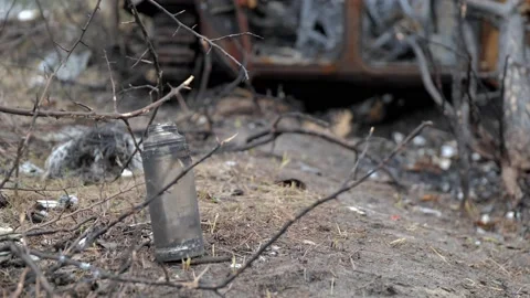The Russian Army's Exploded Tank in Ukraine Vidéo 200127093