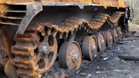 The Russian Army's Exploded Tank in Ukraine Vidéo 200127227
