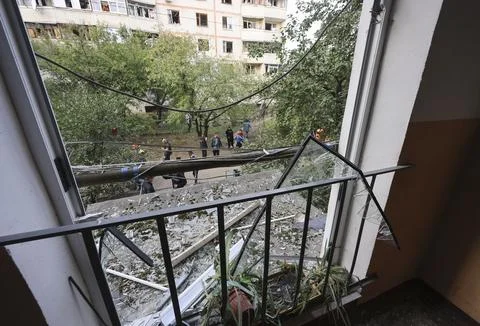 Russian attack in Kharkiv kills at least five people, Ukraine - 05 Oct 2026 Stock Photos