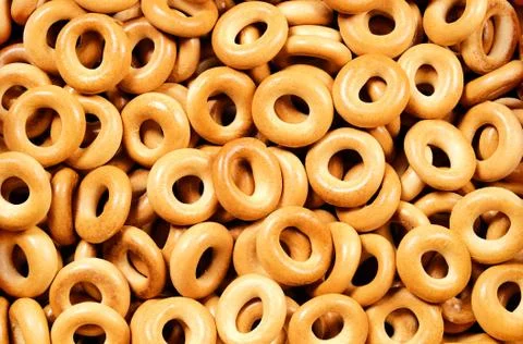 Russian bagels for backgrounds. Stock Photos