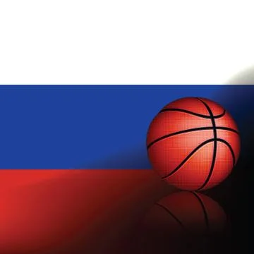 Russian basket ball, vector Stock Illustration