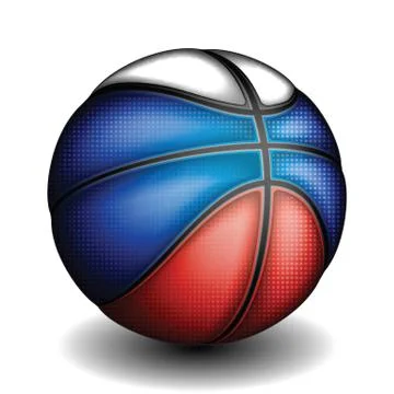 Russian basket ball, vector Stock Illustration
