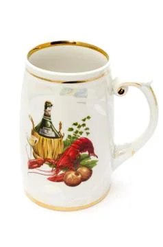 Russian beer mug Foto stock