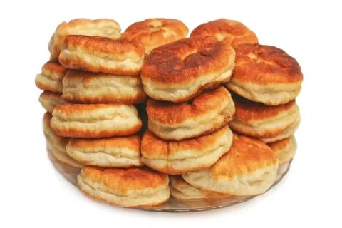 Russian belyashes Stock Photos