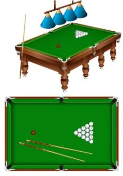 Russian billiard Stock Illustration