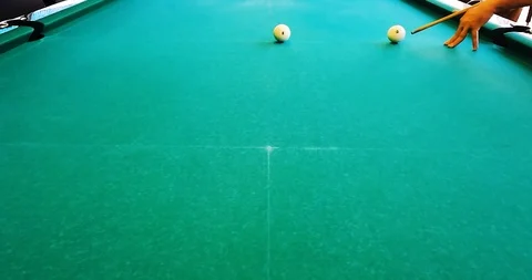 Russian billiards. Video stock 97446681