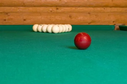 Russian billiards. Stock Photos