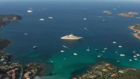 Russian Billionaires Super Yachts Seized Stock Footage 171291561